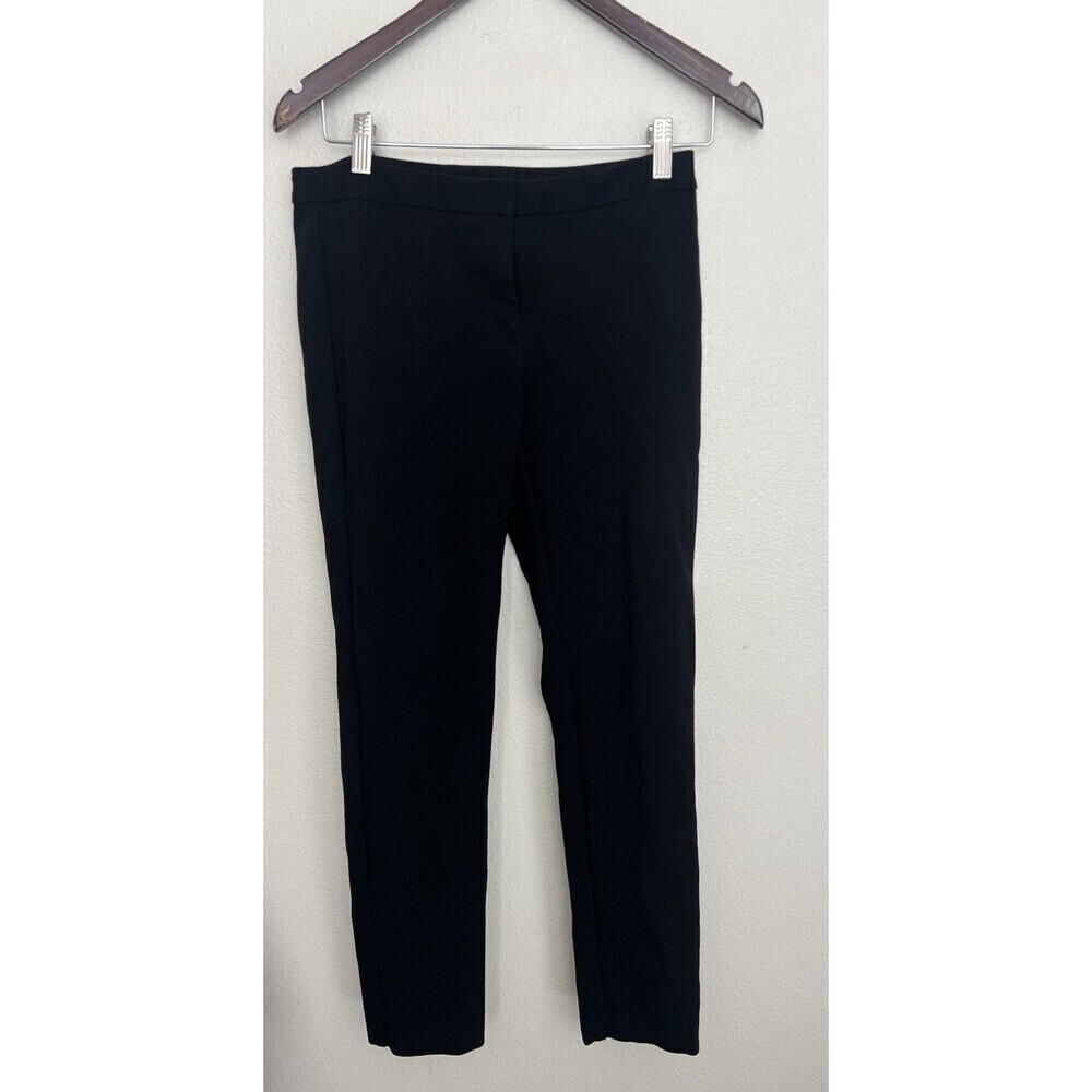 Kobi Halperin Womens Mid-Rise Pleated Slim Straight Trouser Pants Black 6 Career